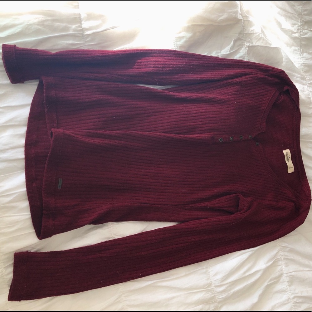 Ribbed tight fitted long sleeve